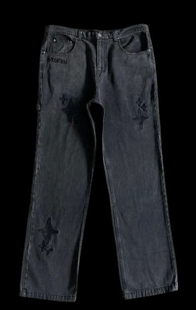 Broken Planet Jeans Black