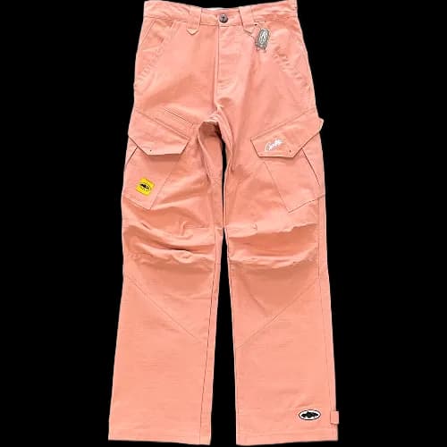 corteiz pants cargo Slant pocket Pink Bottoms