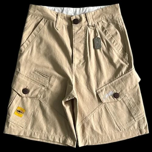 corteiz shorts cargo Slant pocket khaki
