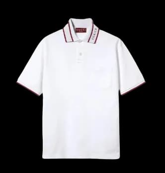 Gucci White Red Polo