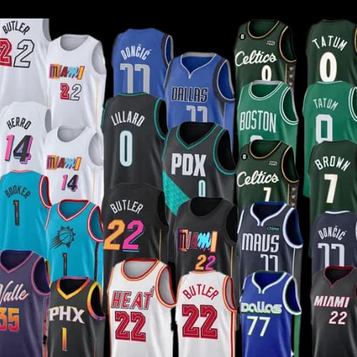 NBA Jersey Tanktop Heat Lone Ranger Mavericks Suns 80 Colorways