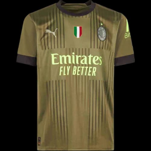 milan football jersey t-shirt - Green