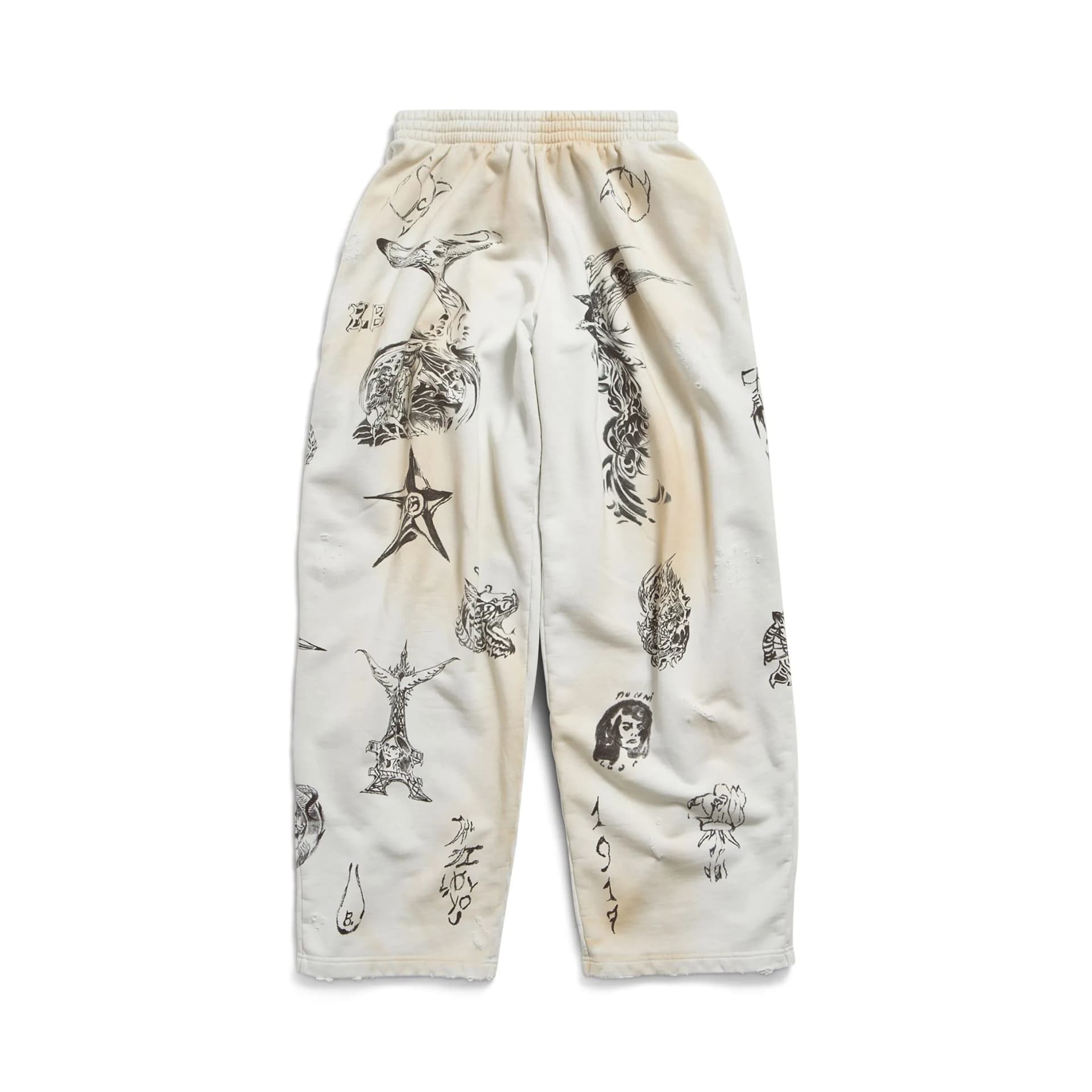 Balenciaga Tattoo Sweatpants 2 Styles