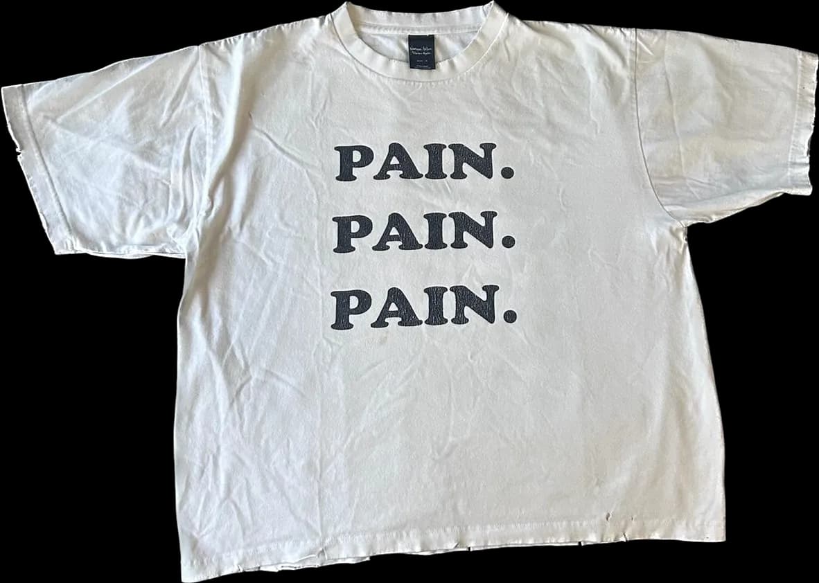 Number Nine Pain Tee 2 Styles