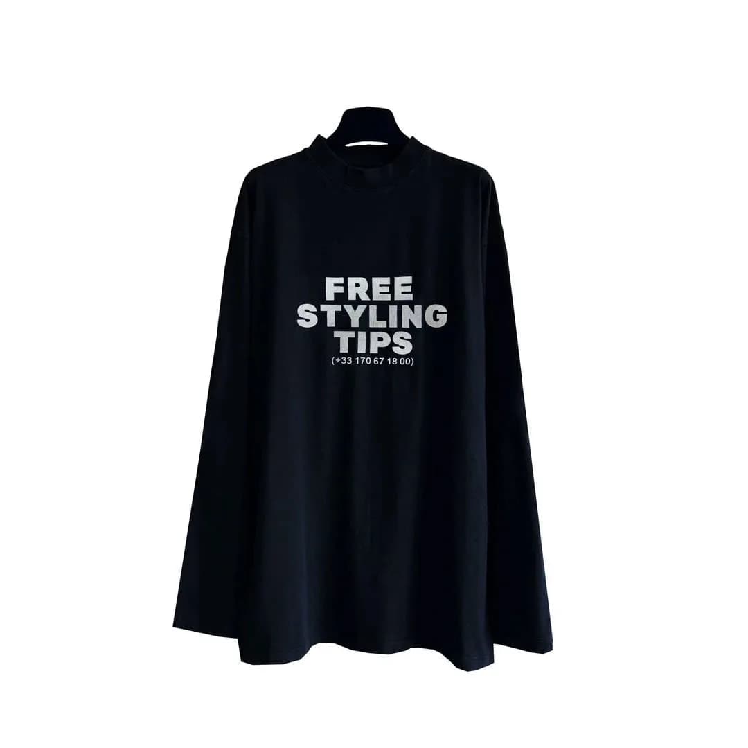 Balenciaga Free Styling Tips Longsleeve
