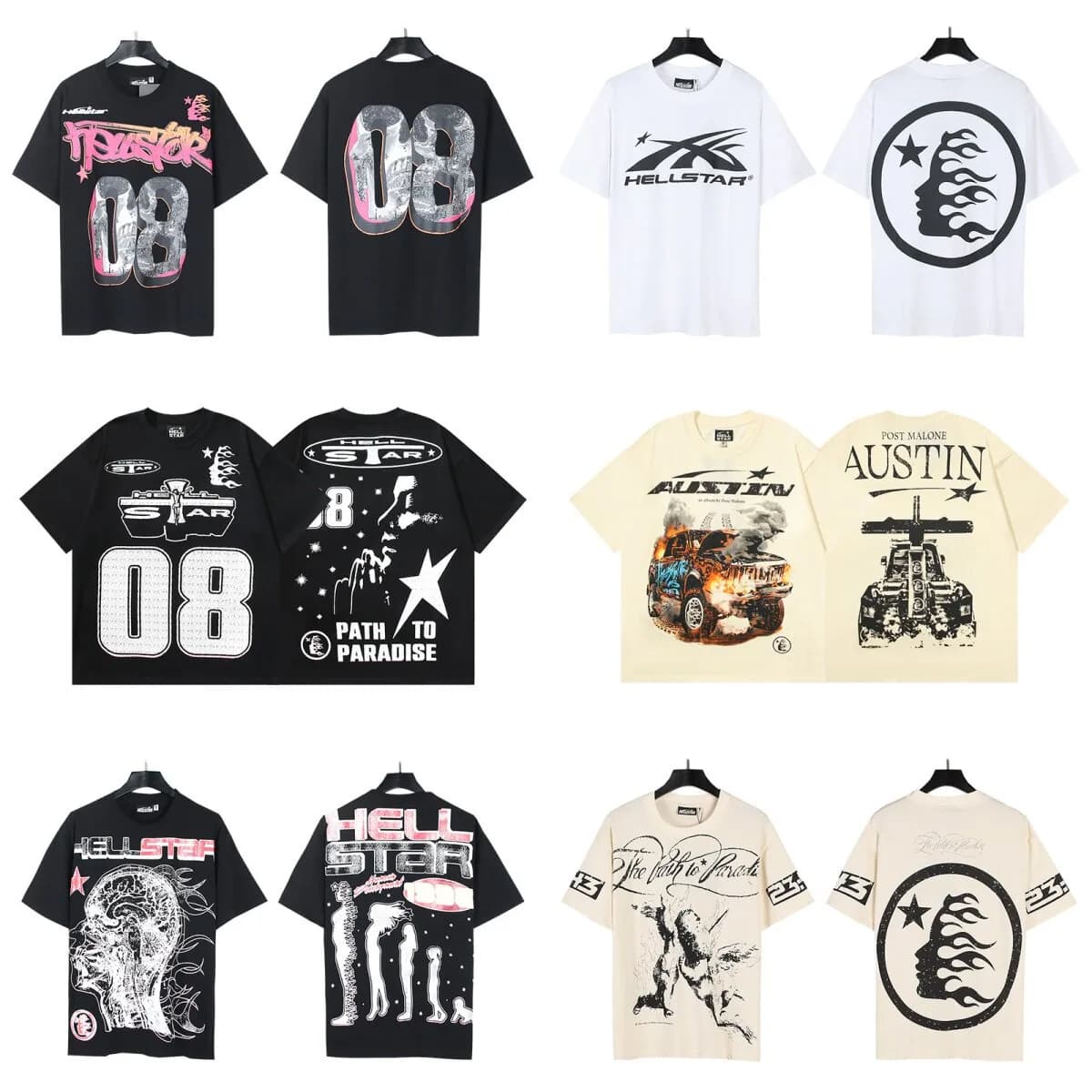 Amiri Tees 55 Colorways