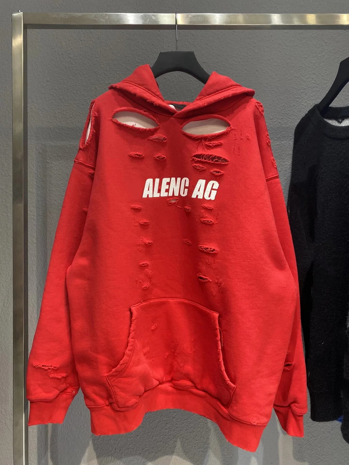Balenciaga Ripped Hoodie