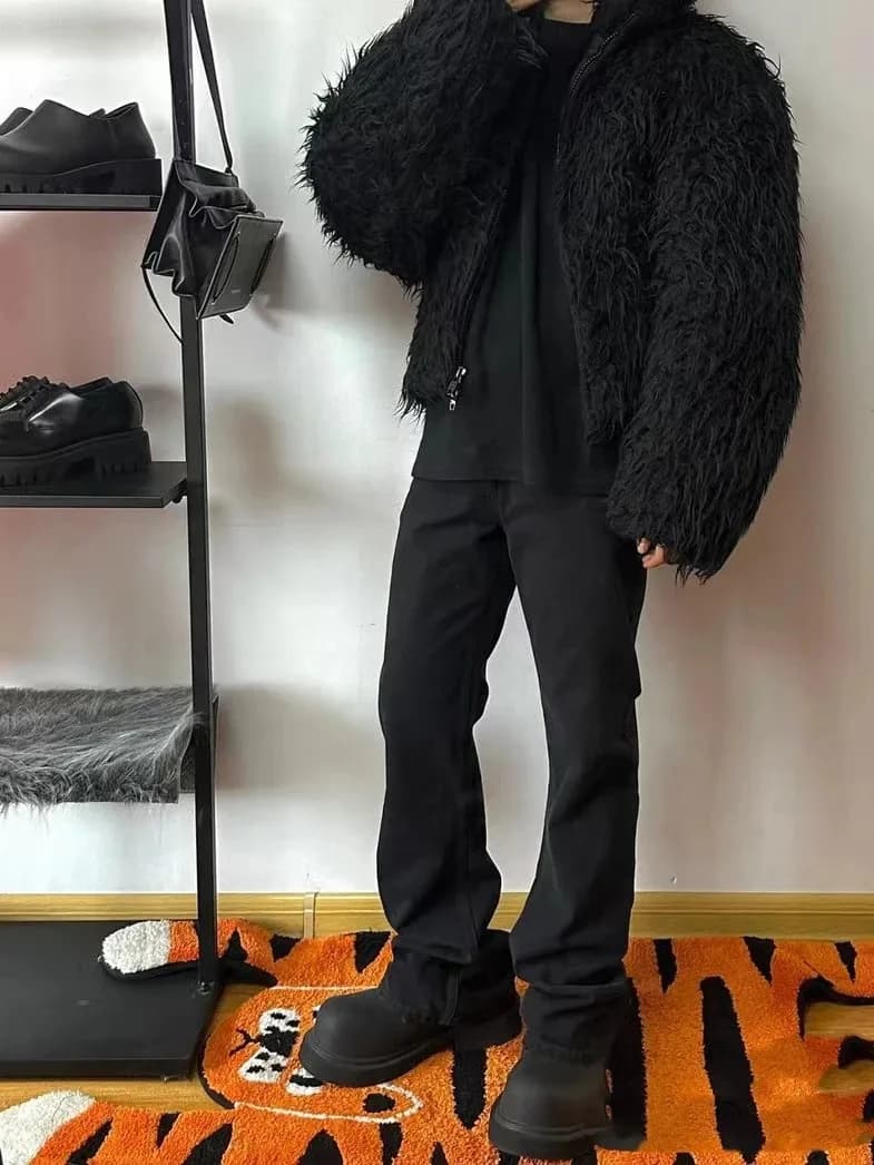 Balenciaga Black Flared Denim
