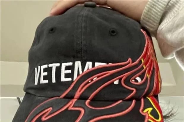 Vetements Flame Cap