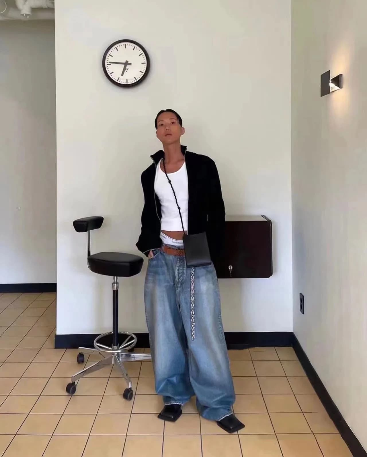 Balenciaga Waxed Denim