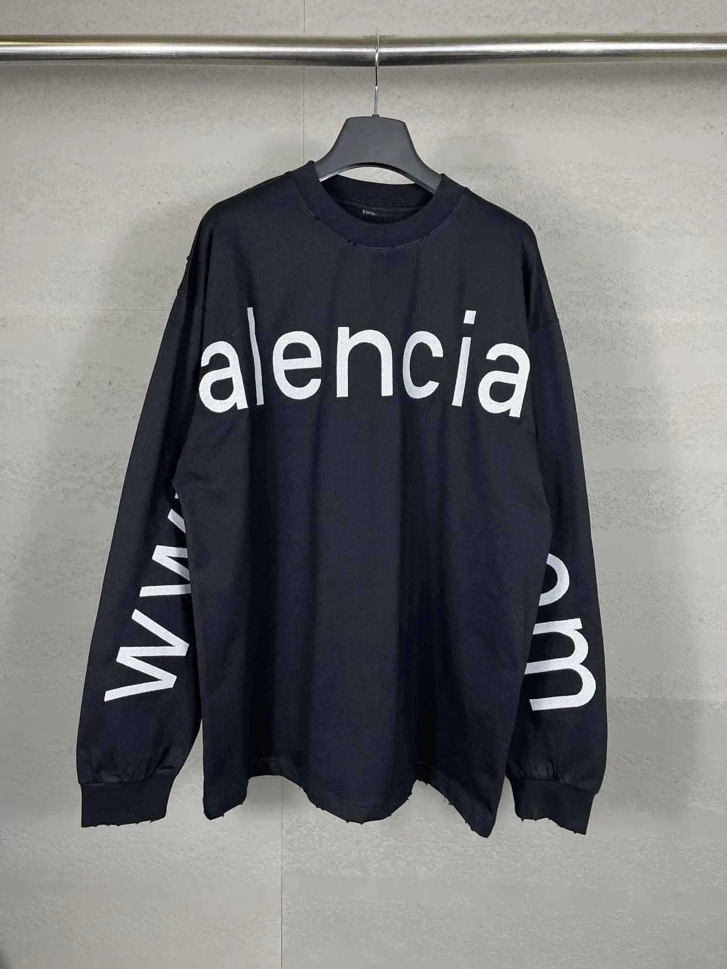 Balenciaga Text Long sleeve 2 Colorways