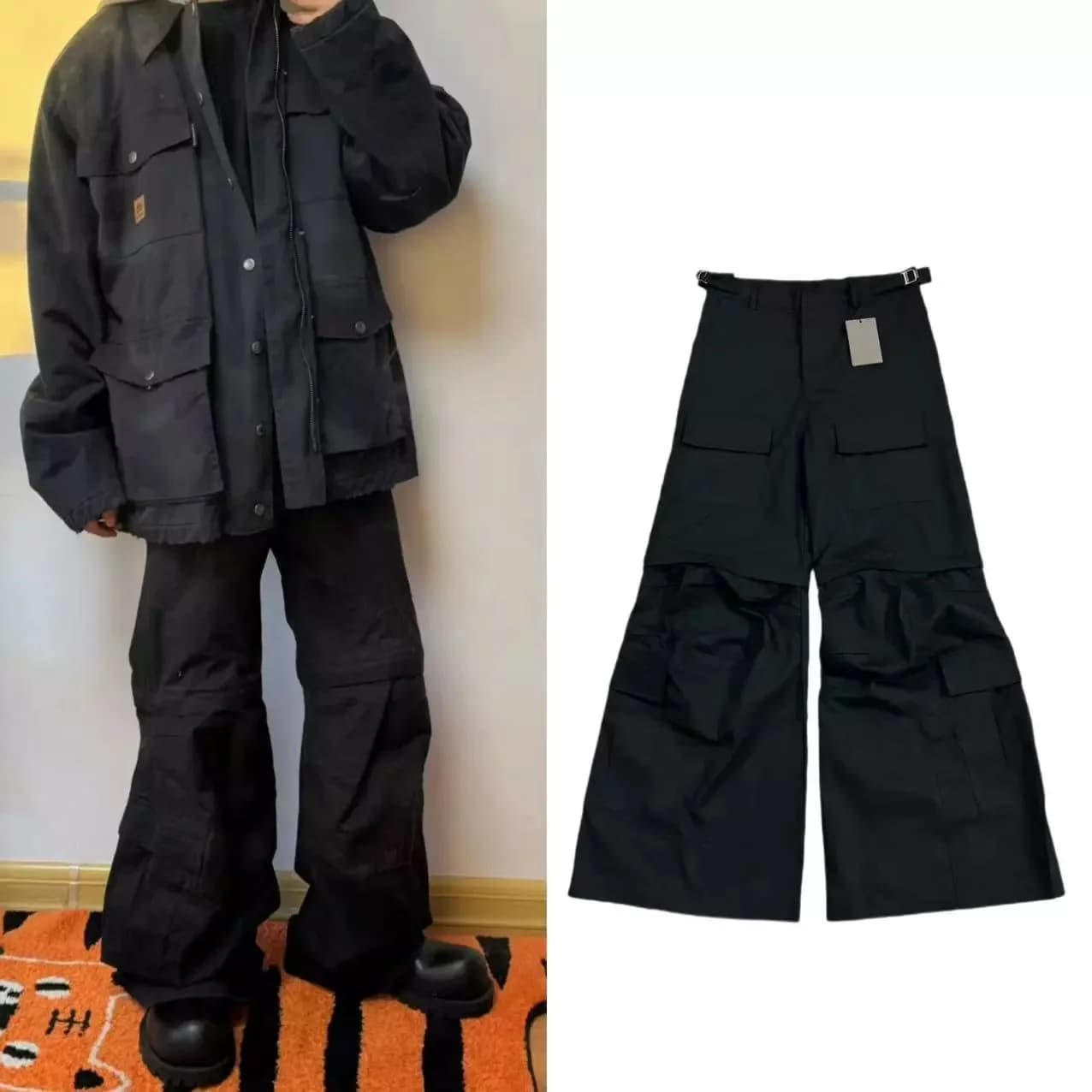Balenciaga Flared Cargo