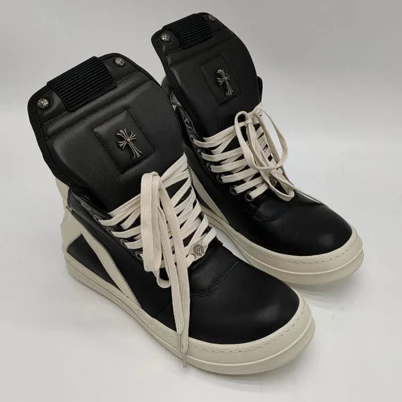 Rick Owens x Chrome Hearts Geobaskets 2 Colorways