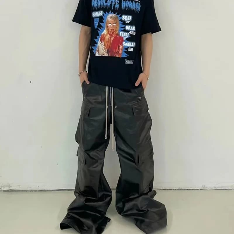 RIck Owens Leather Bela Cargo