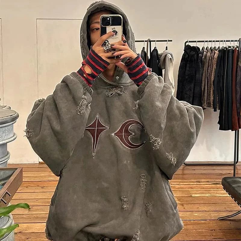 Thug Club Distressed Hoodie