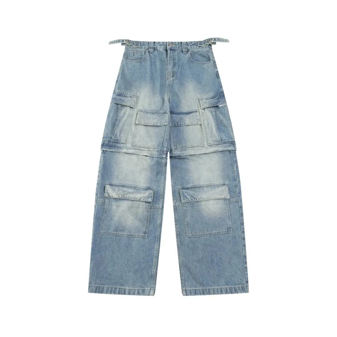 Balenciaga Transformer Denim Cargo