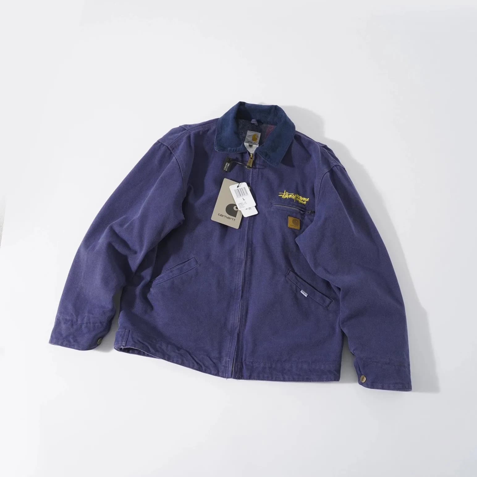 Stussy x Carhartt Normal Jacket 2 Colorways