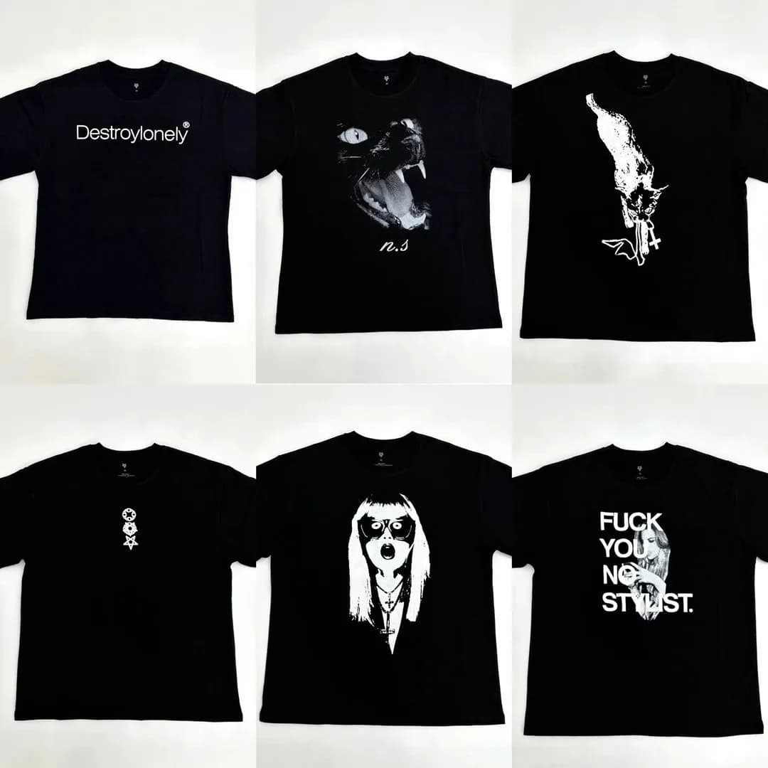 Ken Carson x Destroy Lonely Tour Merch 7 Colorways