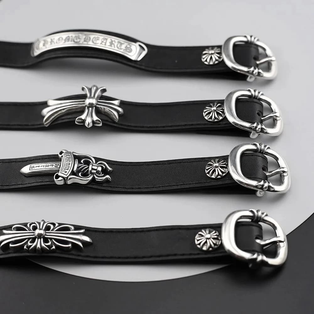 Chrome Hearts Leather Bracelet 4 Colorways