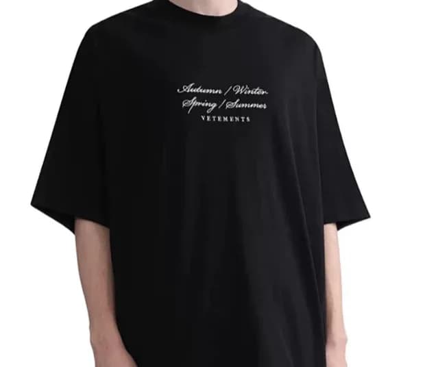 Vetements Tee s 40 Colorways
