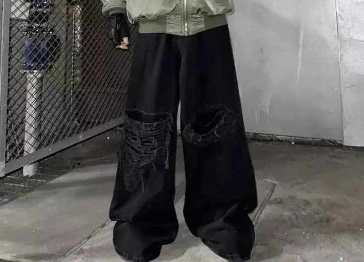 Vetements Ripped Denim