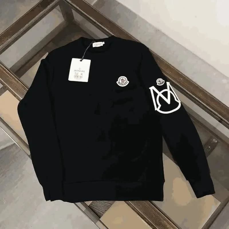 Moncler Logo Patch Crewneck Sweatshirt