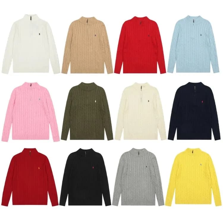 Polo Ralph Lauren Half-Zip Cable Knit Sweater