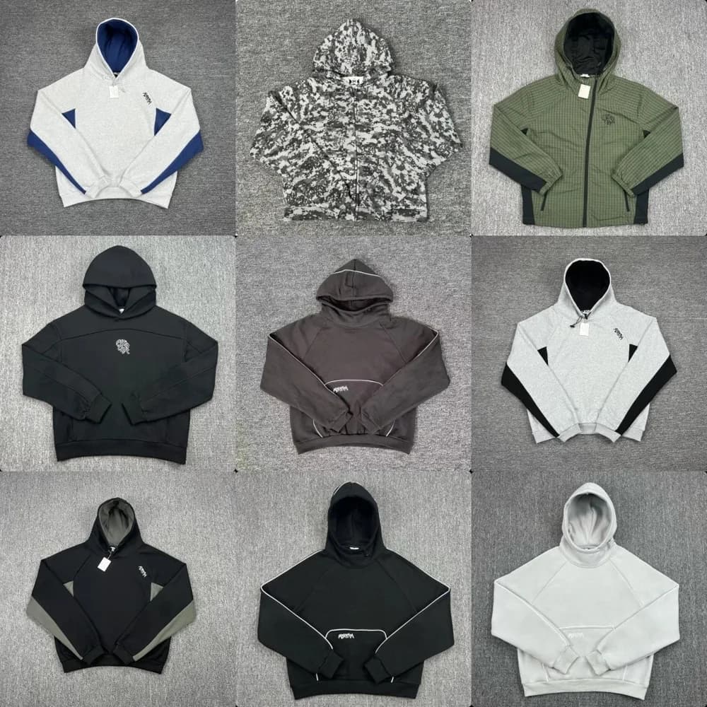 Mertra Embroidered Fleece Hoodie Collection