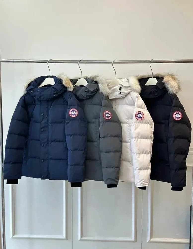 Canada Goose-Style Fur Hood Down Jacket