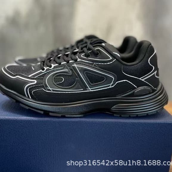 High quality men's breathable sneakers B30 series genuine leather casual sports shoes trendy men's shoes large size foreign trade 36-46
