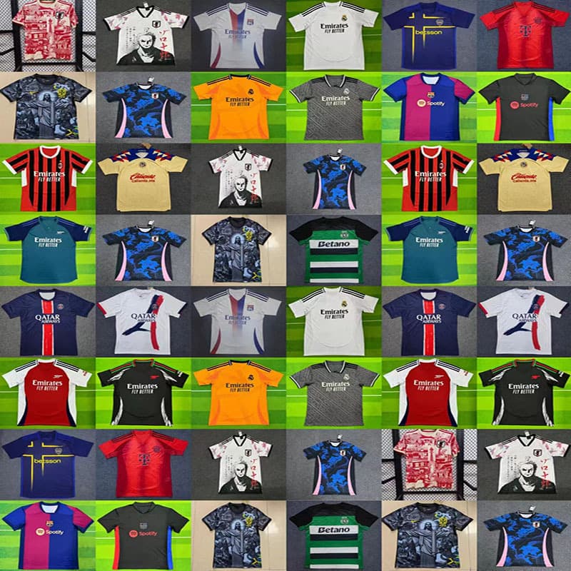24 25 New Club Arsenal Home Real Madrid Home AC Home Lyon Home Brazilian Goddess