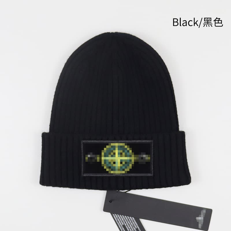 Factory Direct sales products in stock new hat wholesale brand fashion brand knitted hat men's thickened woolen cap autumn and winter solid color