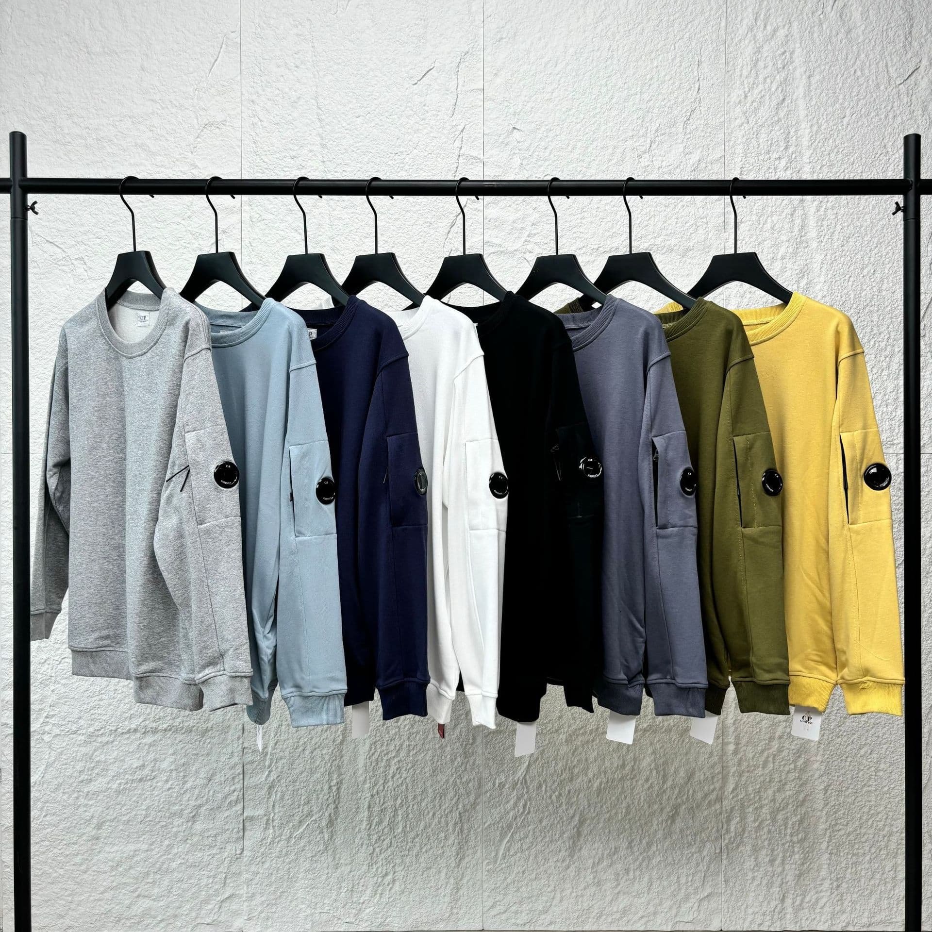 Cross-border quality casual loose round neck pullover sweater CP men's jacket wholesale British youth fashion brand men - OopBuy Spreadsheet