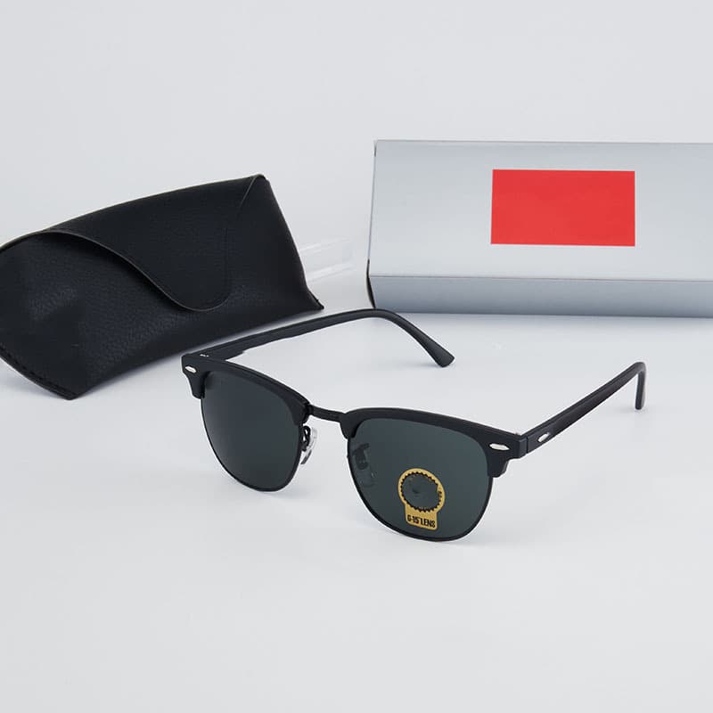 Foreign trade wholesale metal colorful film glass retro small frame sunglasses European and American fashion trend sun protection glasses