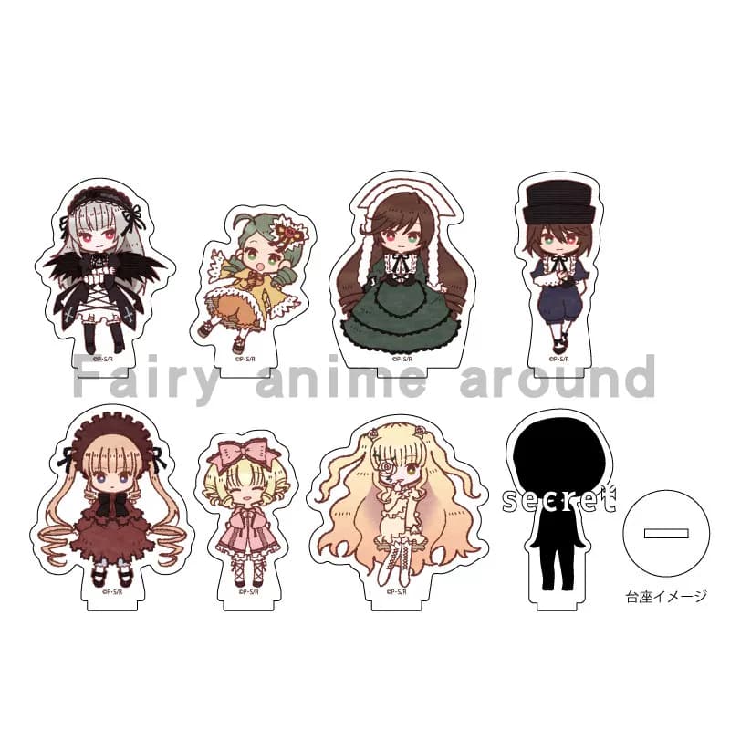 Rozen Maiden 06 peripheral red snow flower crystal mercury lamp gold series sparrow berry acrylic stand anime ornaments