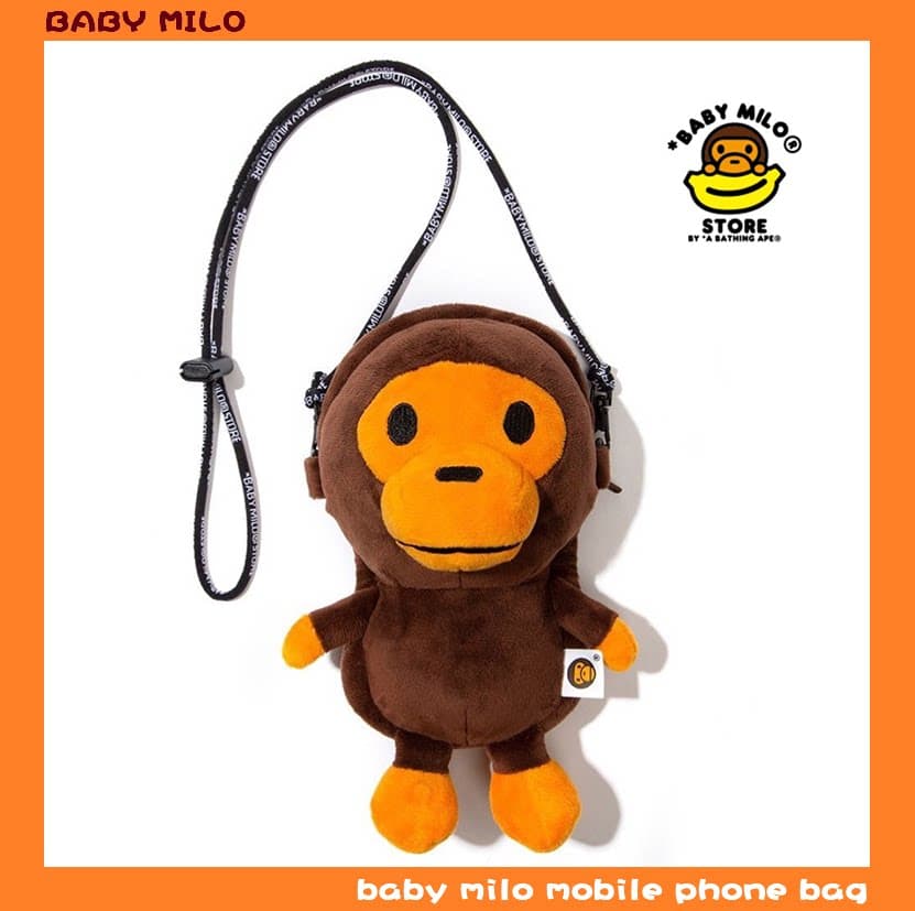 BABY MILO MOBILE PHONE BAG milo monkey mobile phone bag shoulder bag children's shoulder bag