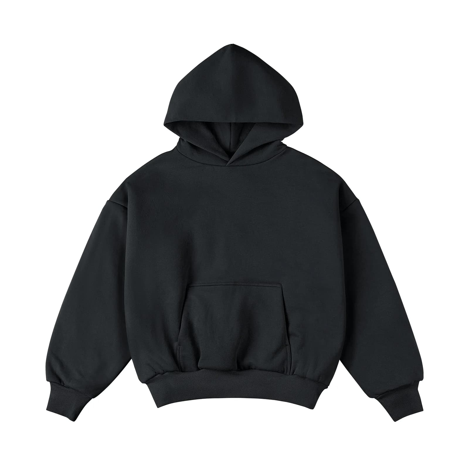 IDLT 400gX2 heavy double-layer profile short hoodie thickened drop-shoulder sweater trendy big talker Street men and women ins