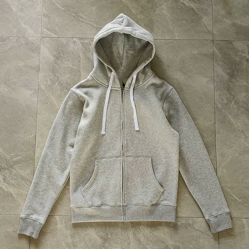 2023 Spring and Autumn Men's Sweatshirt Zipper Hooded Plus Velvet Warm Embroidery Straight Men's Jacket Youth Sports Leisure