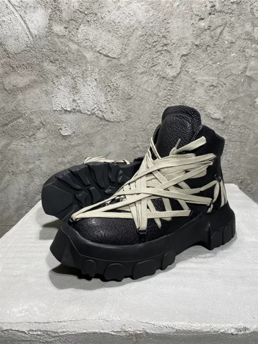 Rick Owens Mega Lace Tractor Boosts