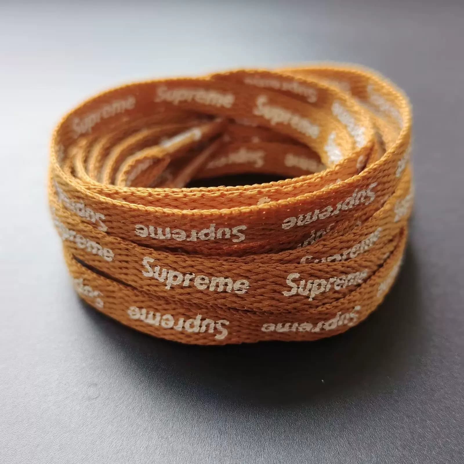 Fit Air Force One supreme Joint name shoelace wheat color black red sup shoelace canvas shoes shoelace