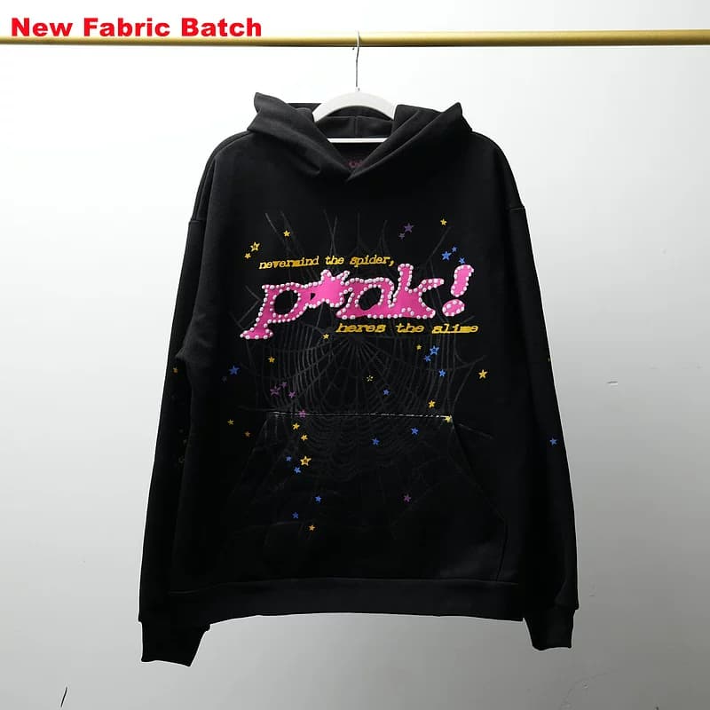 NEW FABRIC BATCH Black PUNK Hoodie