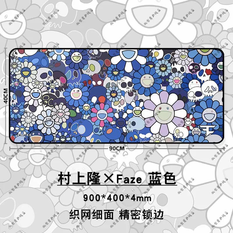 ROG obsidian lost eye cherry blossom powder printing collection Murakami long thickened table mat extended gaming mouse mat