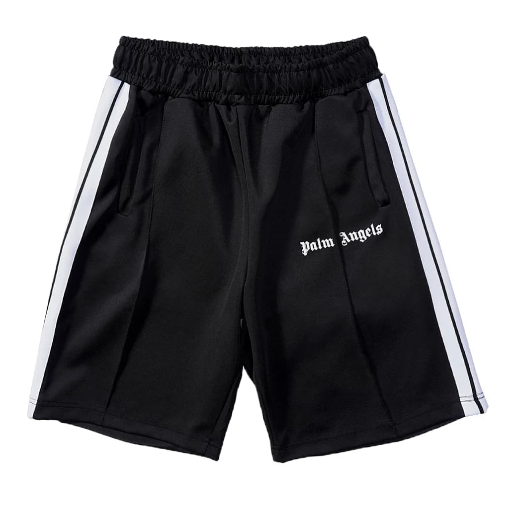 Summer rainbow Angel fashion lace side woven striped loose Sports and Leisure fifth pants men and women couple casual shorts