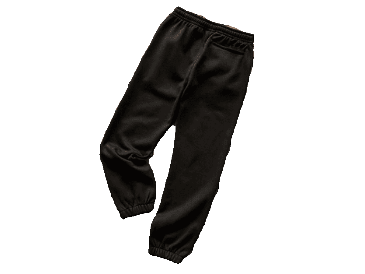 Two-tone trousers with a piece under the left pocket 02470721