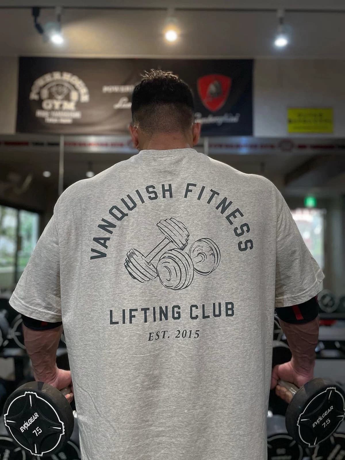 Loose Fitness Short Sleeve Men's Muscle Type Large Size Cotton Running Iron Brothers Training Sports Half Sleeve T-Shirt