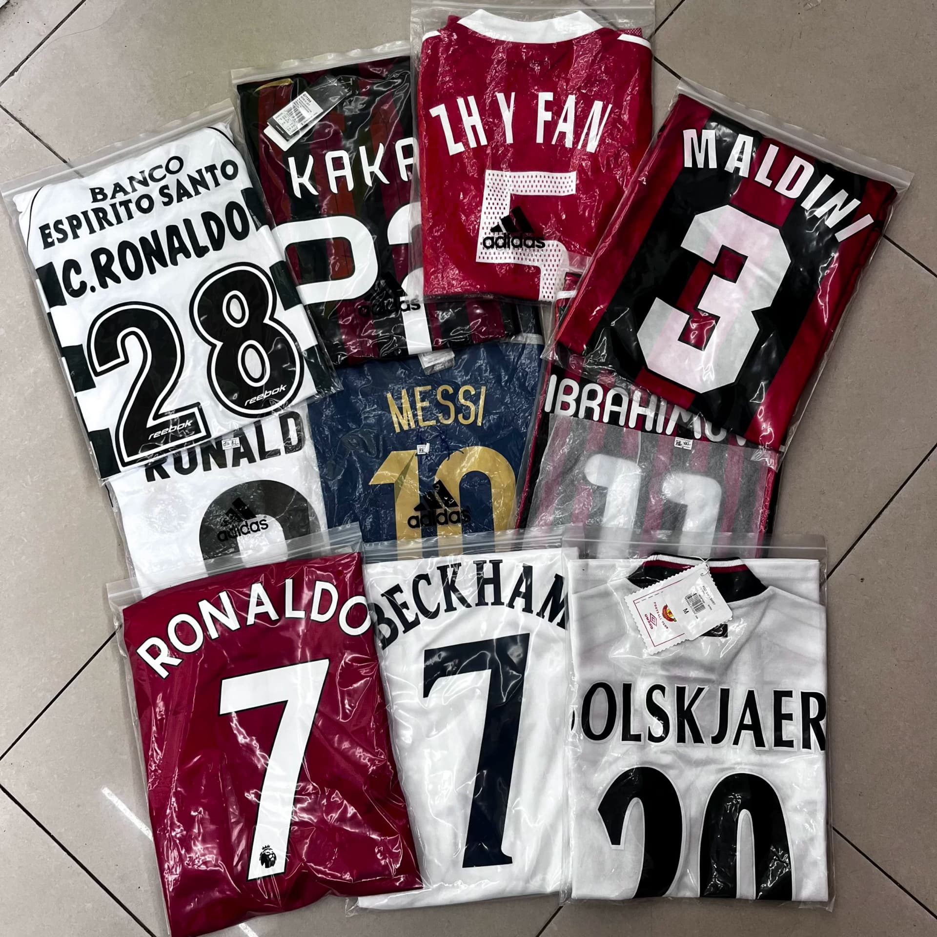 Retro jersey blind box special clearance football uniform with star number new club national team