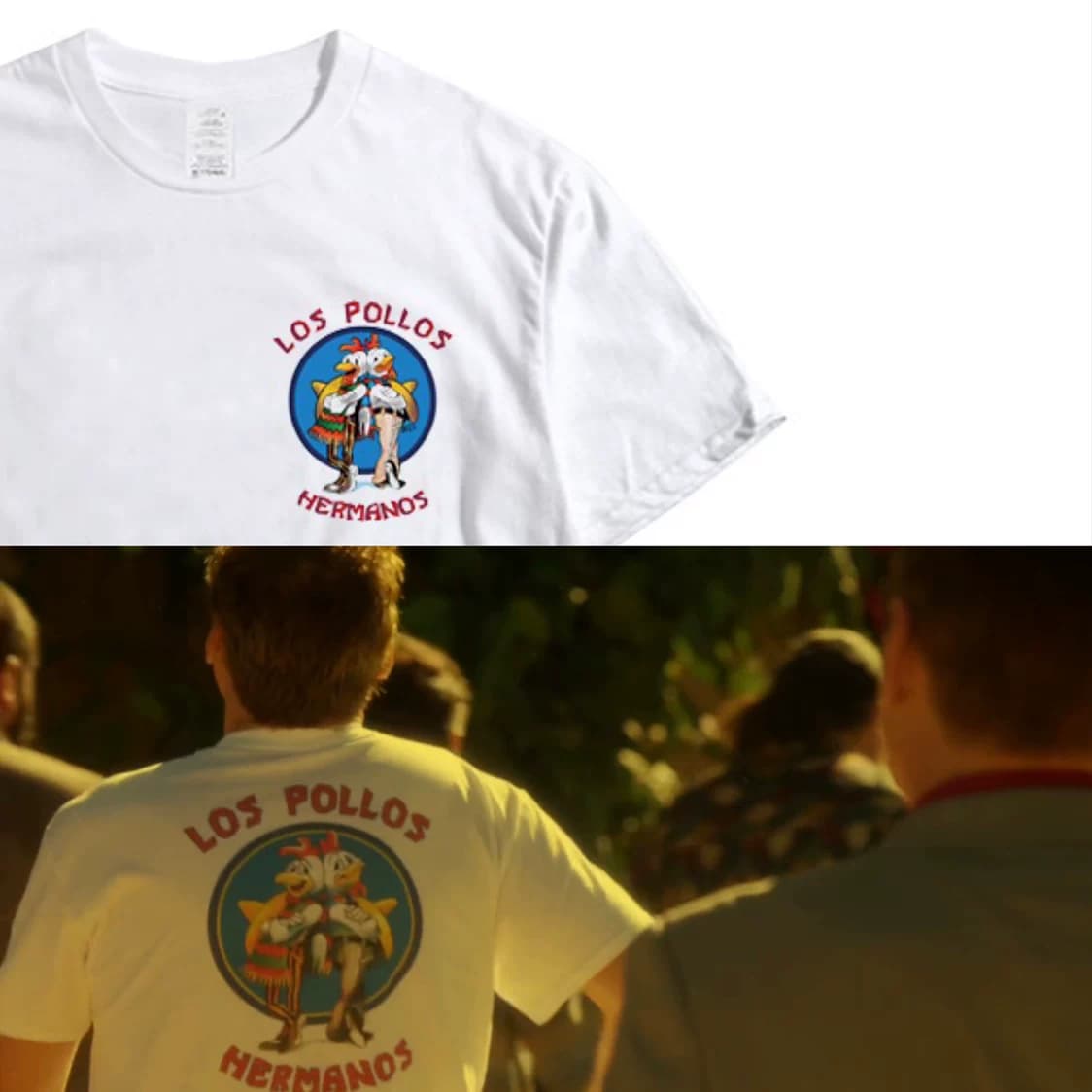 Fried Chicken shop T-shirt deadly poison Pollos Hermanos cotton short sleeve Gildan heavy cotton American fashion