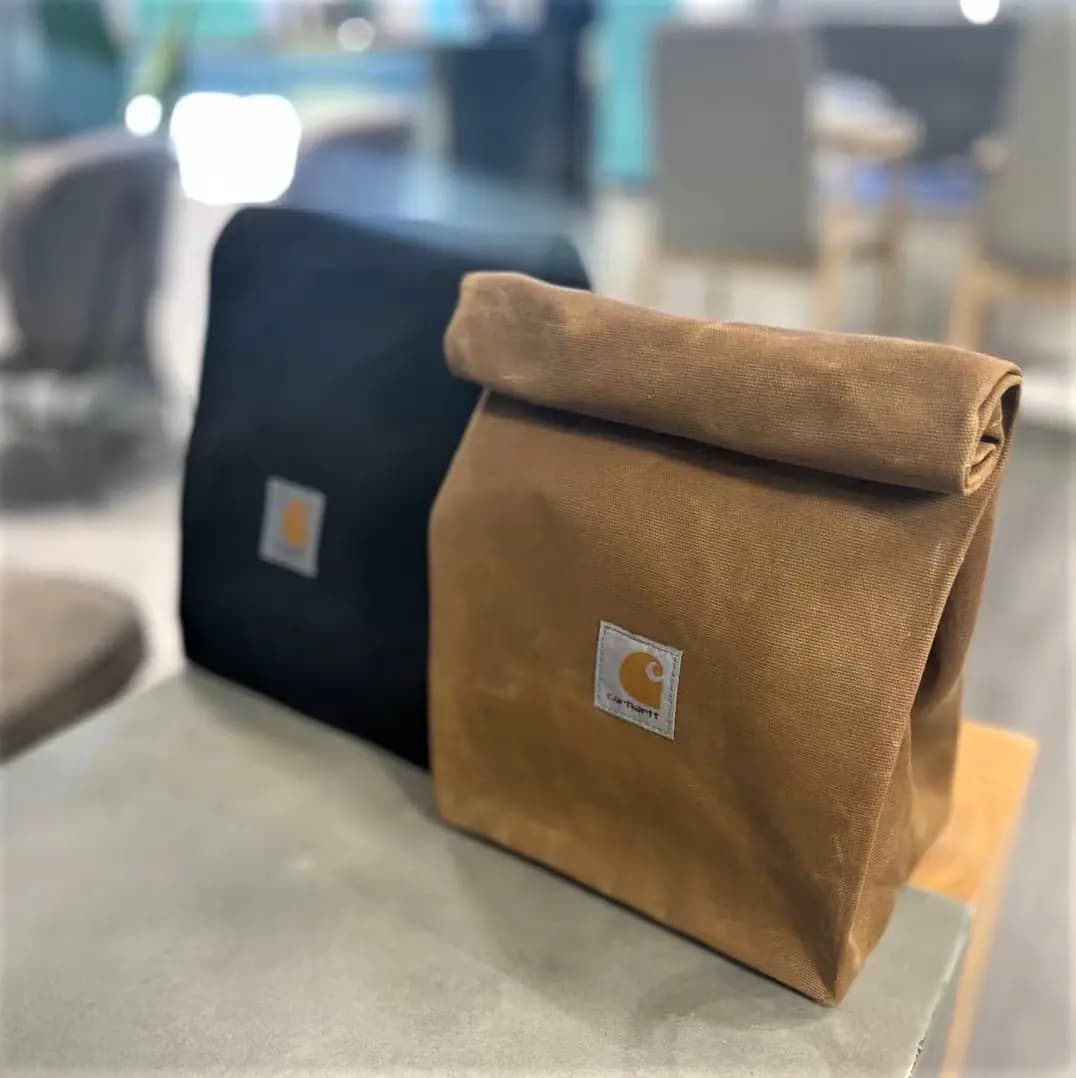 Carhartt wip trendy brand Carhartt bag canvas lunch bag lunch box bag take-out personality trend handbag