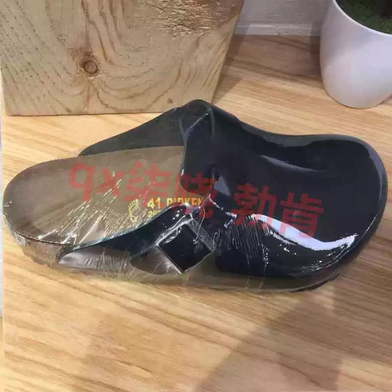 Genuine cork slippers with correct letters Chef shoes men's shoes women's shoes kitchen universal closed toe shoes foreign trade shoes half package