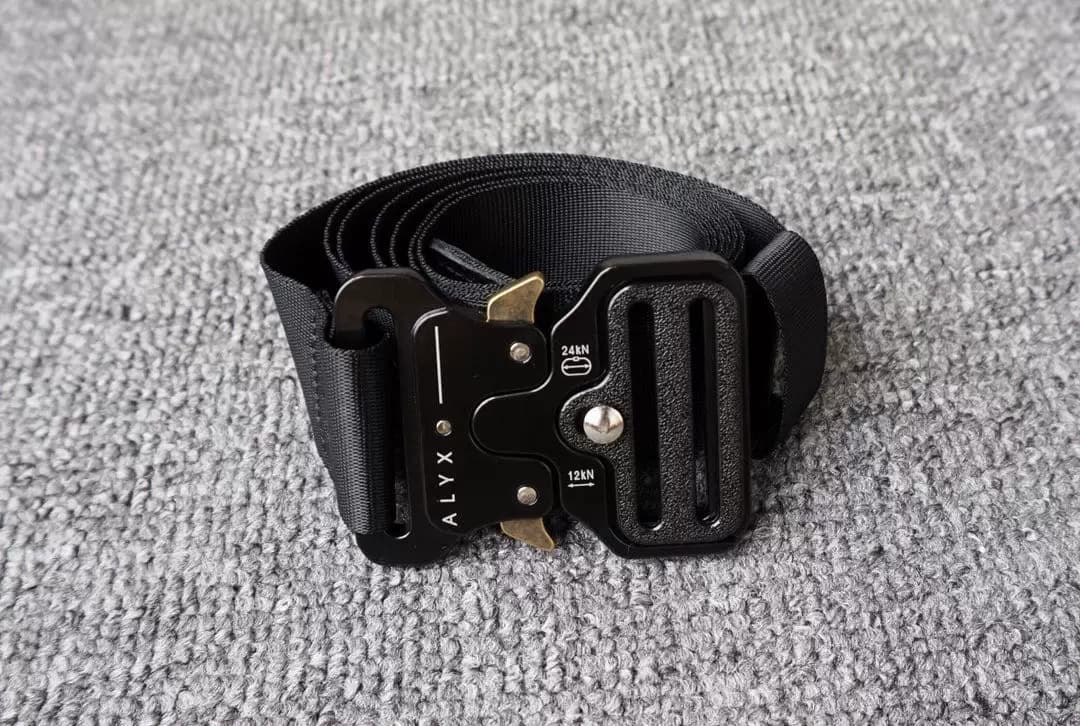 ALYX men and women couple belt 1017 9SM Youth High Street all-match Tactical function metal buckle canvas belt tide